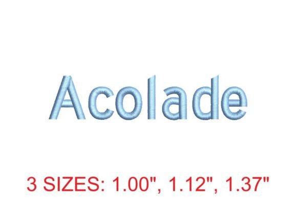 Acolade Embroidery Font: A Designer’s Holiday Review