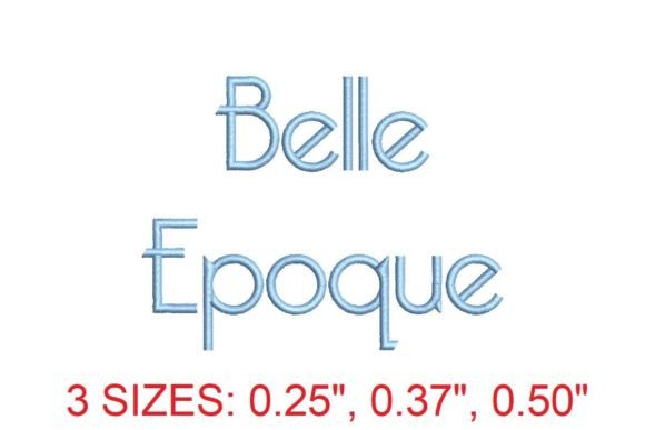 Belle Epoque Font: A Holiday Embroidery Review