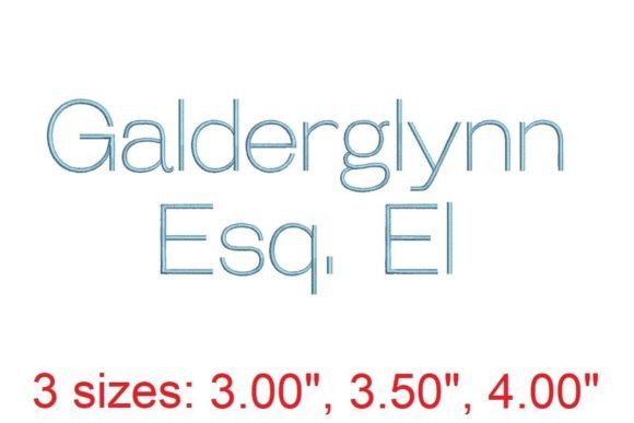 Galderglynn ESQ EL Font Review