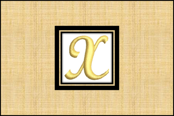 Gold Letter X: A Festive Embroidery Review