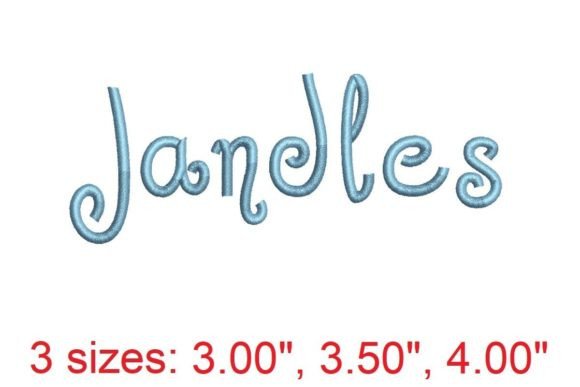 Jandles Embroidery Font: A Holiday Design Review