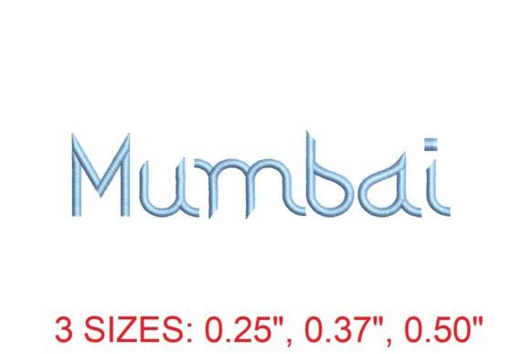 Mumbai Embroidery Font Review for Holiday Crafts