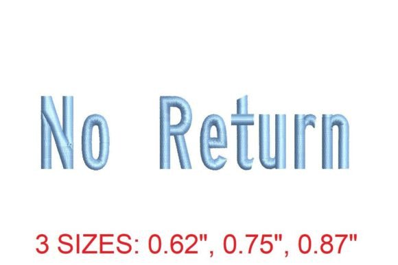 No Return Font: A Designer’s Review for Merch