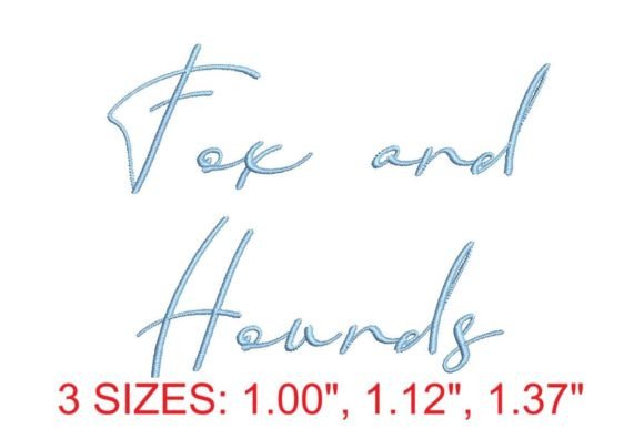 Review: Fox and Hounds Embroidery Font for Etsy Shops