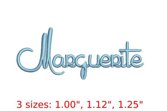 Reviewing Marguerita Embroidery Font for Boutique Sweatshirts