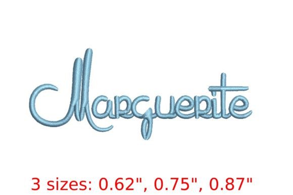 Reviewing the Marguerite Embroidery Font
