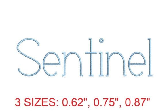 Sentinel Embroidery Font: A Holiday Design Review